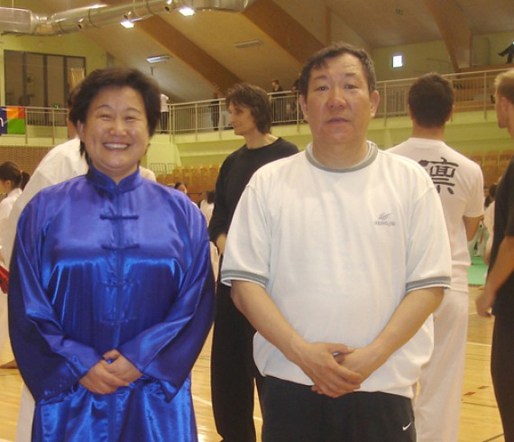 Il Maestro Yang Lin Sheng e la Maestra Liu Chun Yan a Kranjska Gora
